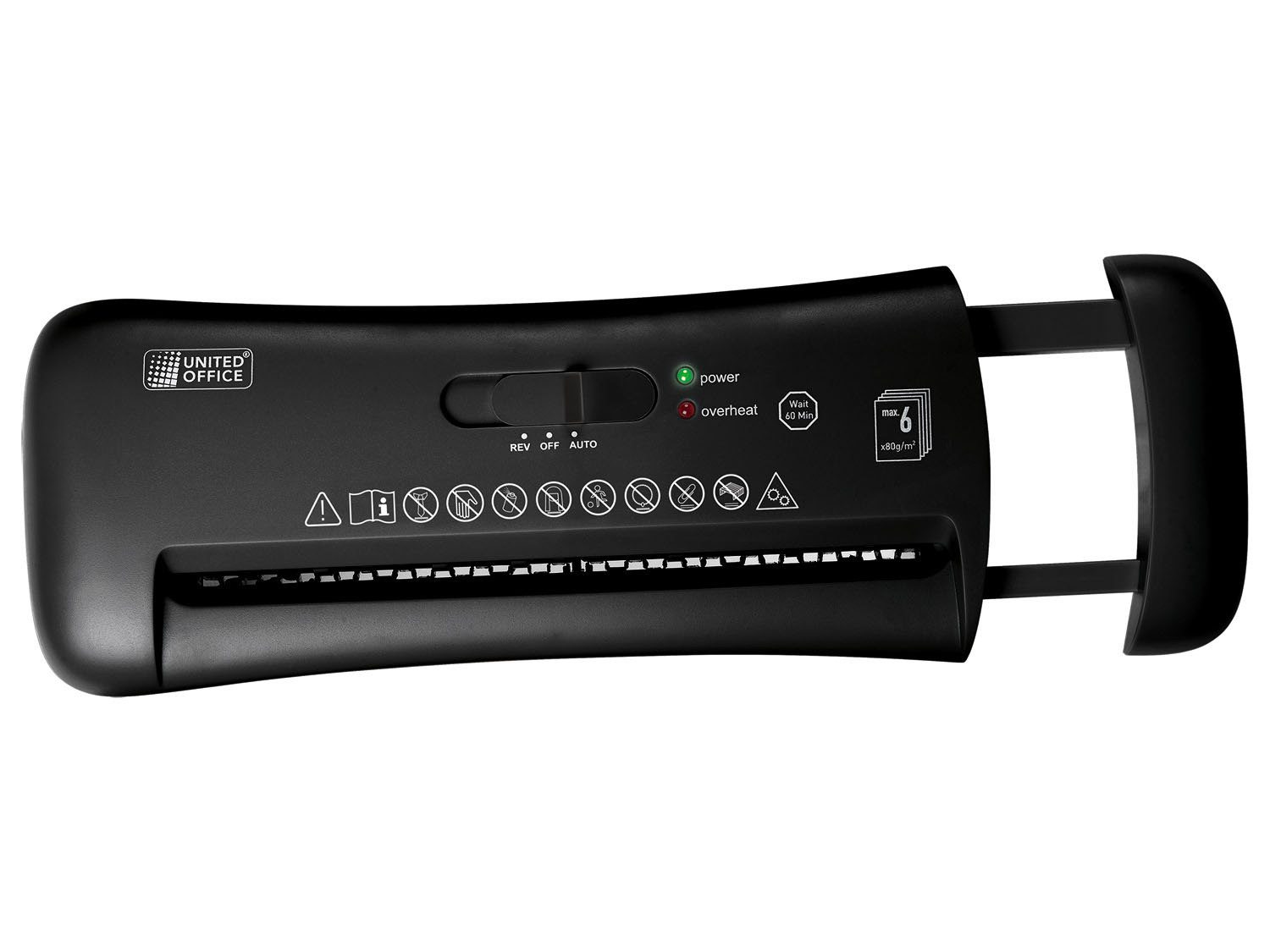 UNITED OFFICE® Papierversnipperaar Lidl.be