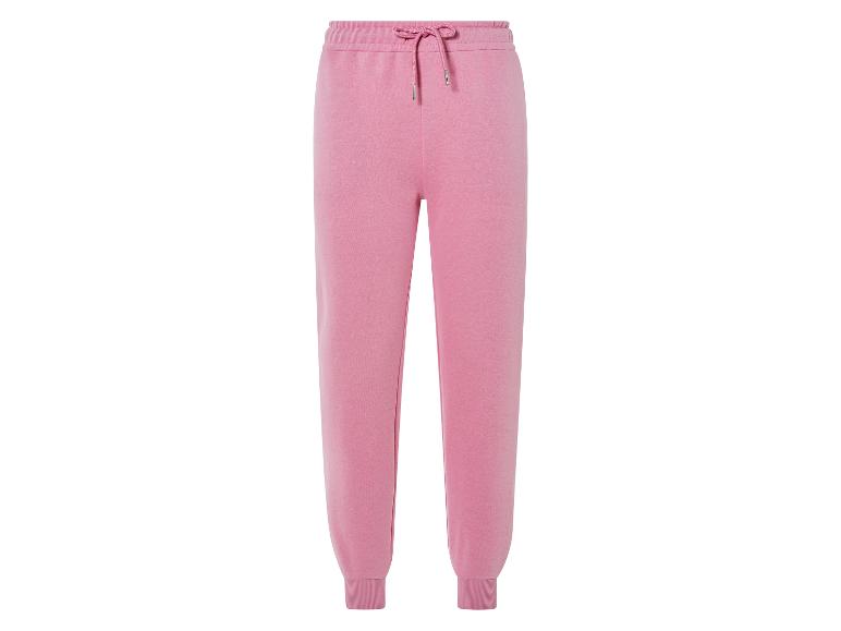 Pantalon de jogging rose avec cordon de serrage.