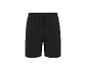 Zwarte sportshorts met trekkoord in de taille