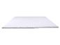 Witte matrastopper met verticale stiksels