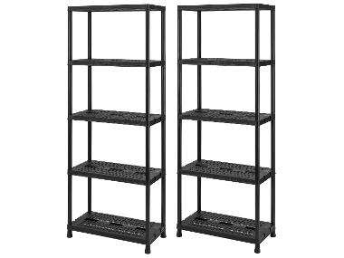 LIVARNO® Étagère de rangement, 2 pièces