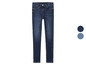 Donkerblauwe skinny jeans voor meisjes.