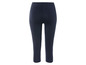 Donkerblauwe capri leggings voor dames.