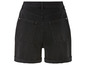 Zwarte denim shorts met hoge taille.