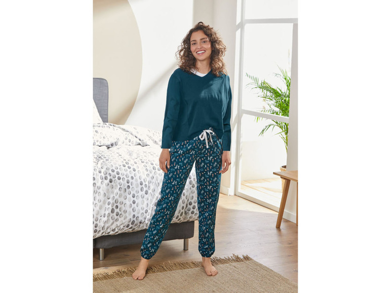 Ga naar volledige schermweergave: esmara® 4-delige pyjamaset van een katoenmix - afbeelding 4
