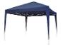 Tonnelle de jardin pliante bleue avec structure métallique