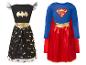 Robes de déguisement pour enfants Batman et Superman