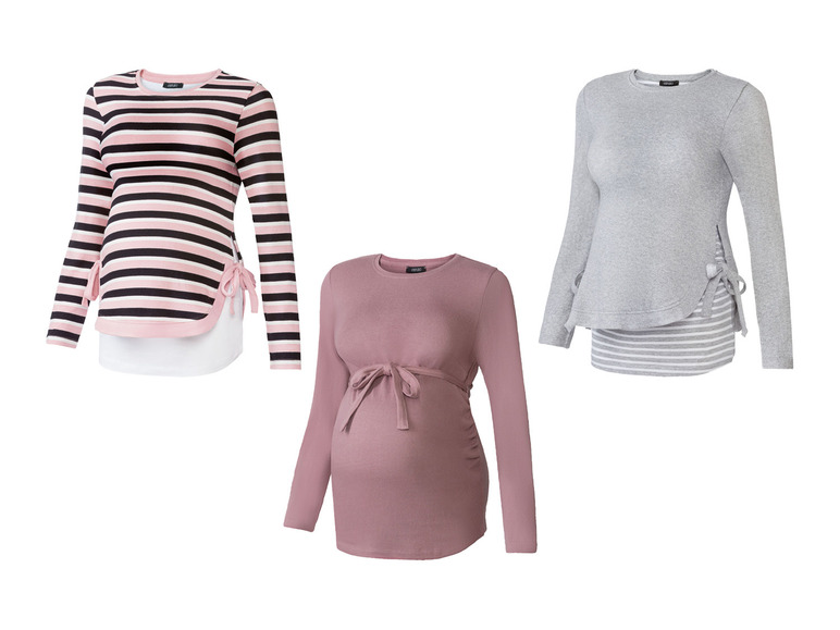 Aller en mode plein écran esmara® Pull de grossesse à maille fine en un mélange de coton - Photo 1