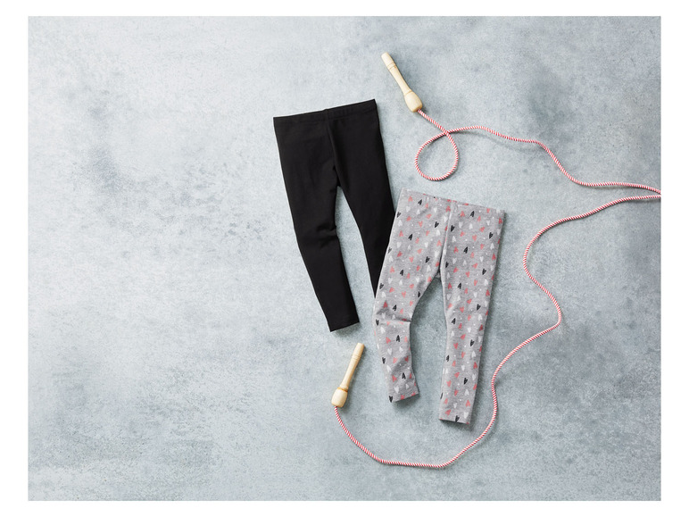 Aller en mode plein écran lupilu® Set de 2 leggings en un mélange de coton - Photo 7