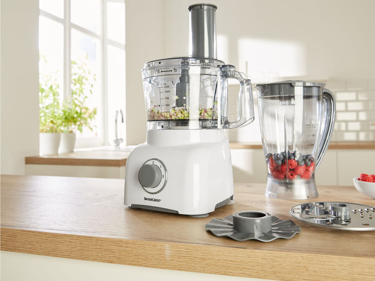 Ga naar volledige schermweergave: SILVERCREST® KITCHEN TOOLS Multifunctionele keukenmachine, 600 W, mengkom van 1,2 L - afbeelding 3