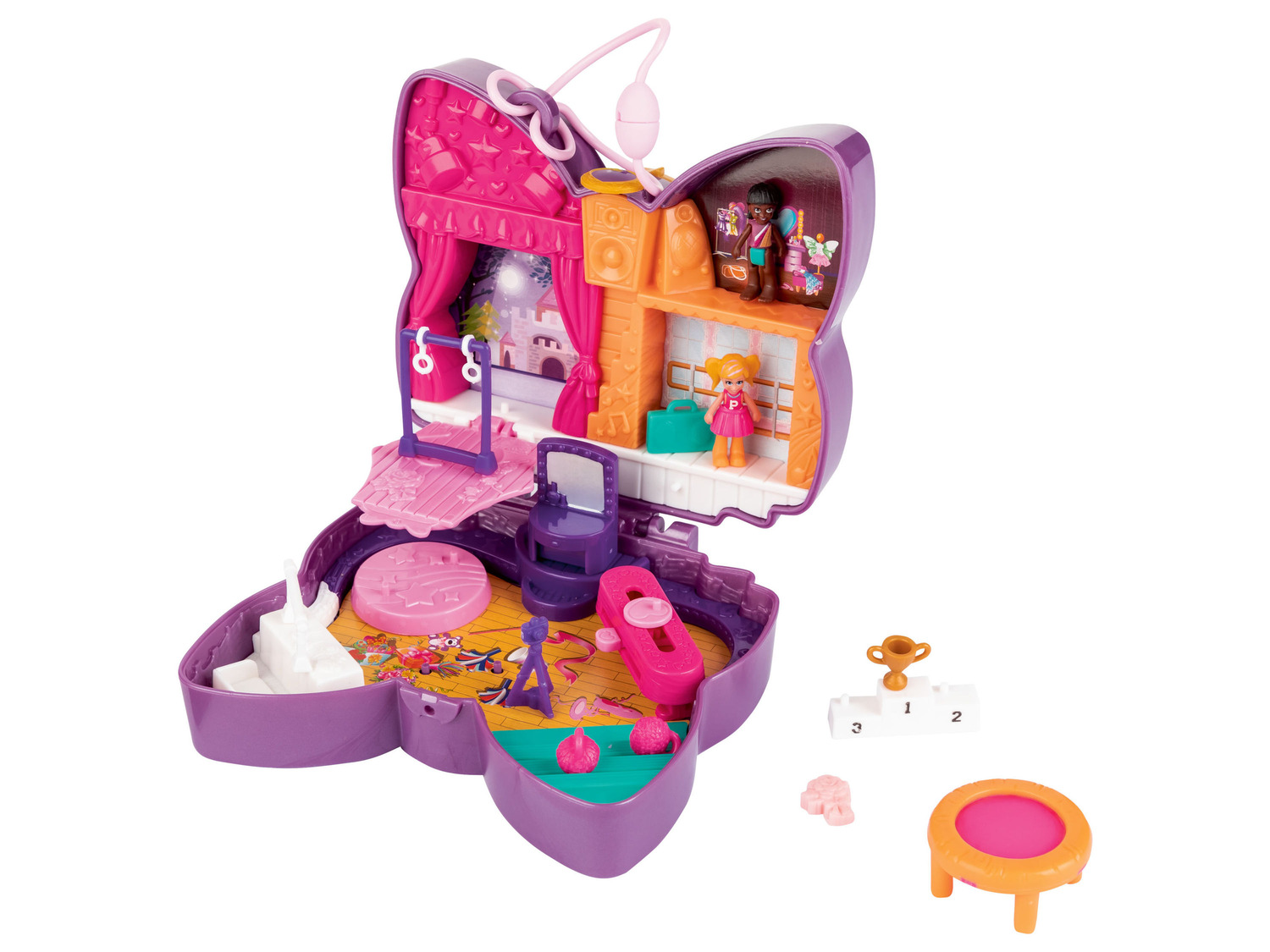 MATTEL Mallette de jeu Polly Pocket World