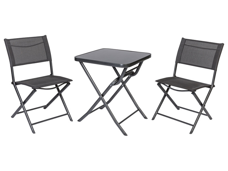 Aller en mode plein écran LIVARNO home Set de meubles de balcon en aluminium »Houston«, 3 pièces - Photo 1