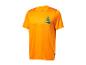 T-shirt orange avec logo 'Bike' de Crivit.