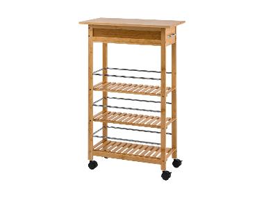 LIVARNO® Chariot de cuisine en bambou
