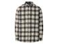 Chemise à carreaux pour homme à manches longues.