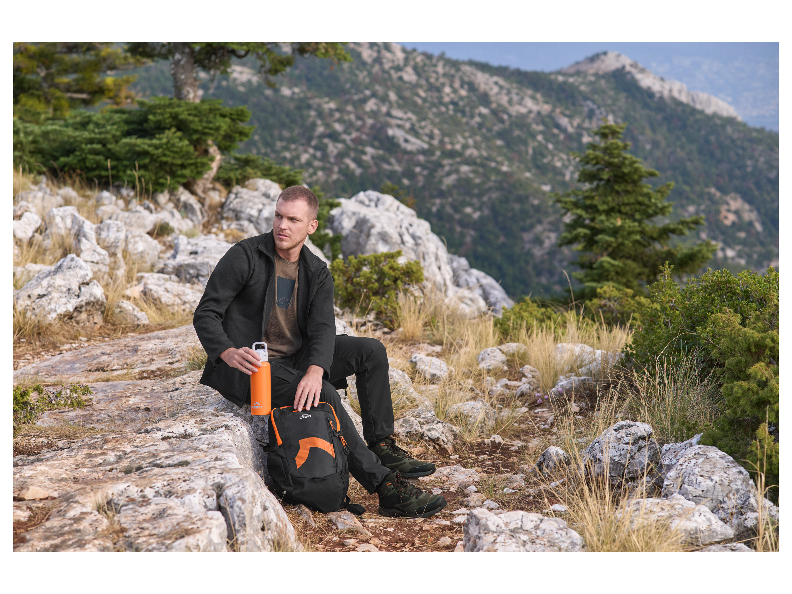 CRIVIT Fleecejas voor heren - 8