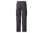 Pantalon cargo gris foncé pour homme avec taille élastique et poches latérales.