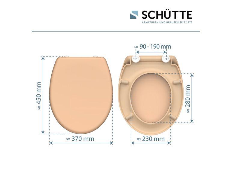 Ga naar volledige schermweergave: Schütte WC zitting duroplast, met soft-close-mechanisme - afbeelding 40