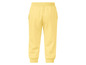 Pantalon de jogging jaune avec taille élastique.