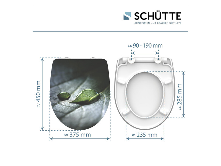Aller en mode plein écran Schütte Abattant WC High Gloss, avec fermeture en douceur - Photo 45