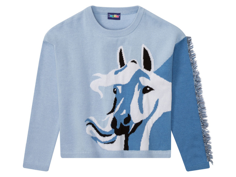 Aller en mode plein écran lupilu® Pull en maille en coton - Photo 2
