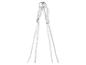 Witte touwen met metalen ringen om op te hangen