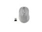 Grijze draadloze Tronic muis met USB-ontvanger.