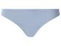 Lichtblauwe katoenen string slip.