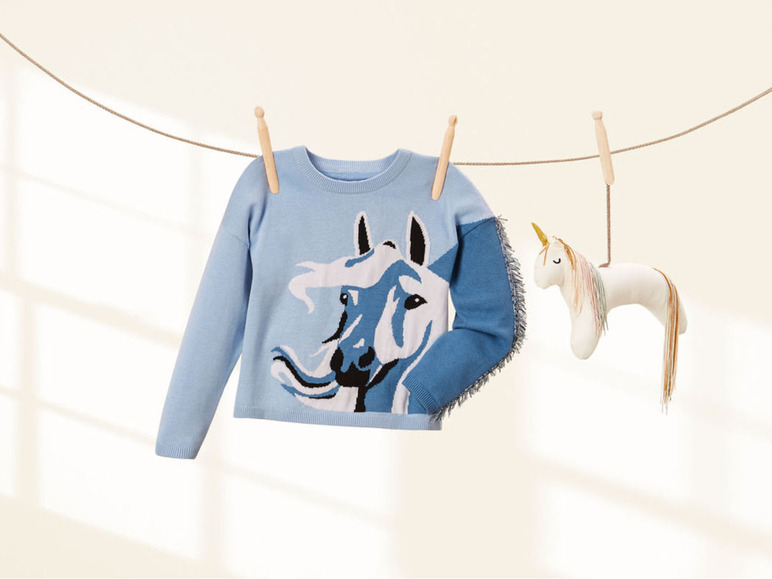 Aller en mode plein écran lupilu® Pull en maille en coton - Photo 3