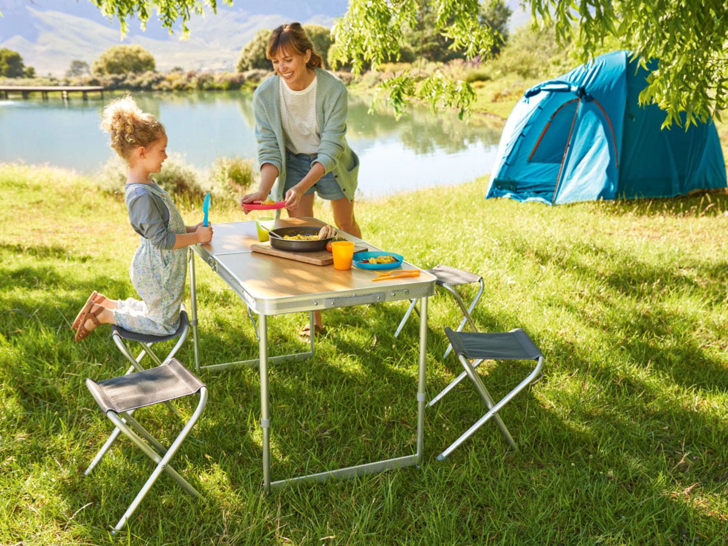 Rocktrail Set table et tabourets de camping