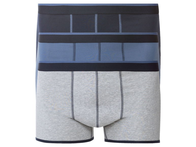 Ga naar volledige schermweergave: LIVERGY Set van 3 boxershorts van een katoenmix - afbeelding 5