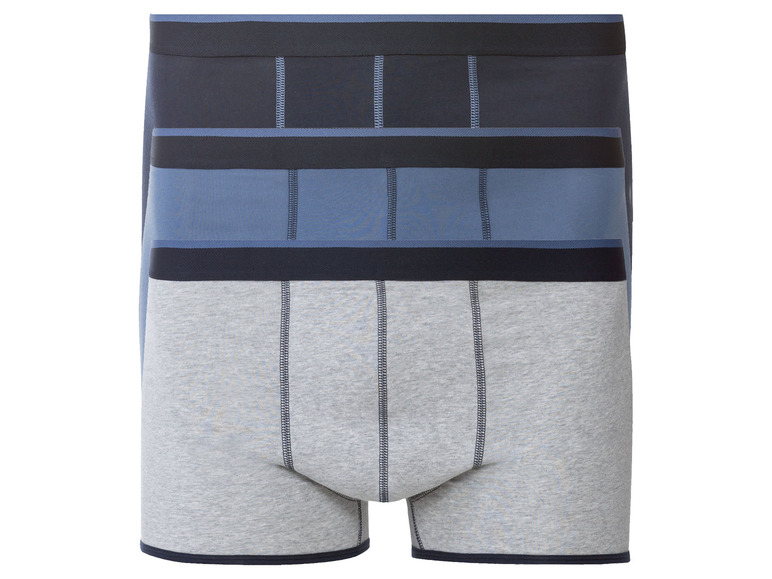 Ga naar volledige schermweergave: LIVERGY® Set van 3 boxershorts van een katoenmix - afbeelding 3