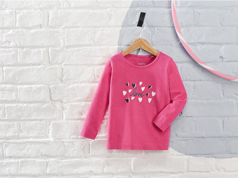 Ga naar volledige schermweergave: lupilu® Shirt met lange mouwen van een katoenmix - afbeelding 10