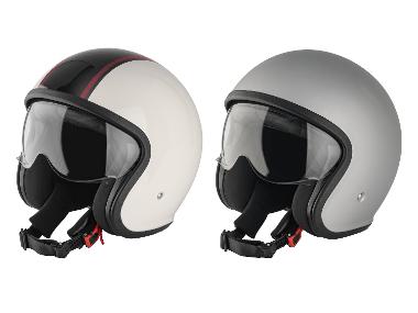 ULTIMATE SPEED® Casque jet avec visière transparente et résistante aux rayures.