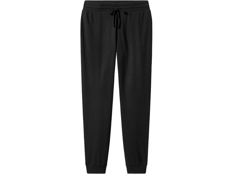 Zwarte joggingbroek met trekkoord in de taille.
