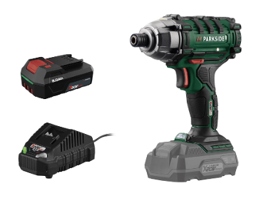 PARKSIDE® Boulonneuse à chocs sans fil 20 V PDSSA 20 avec batterie et chargeur