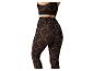 Crivit dames sportset met legging en beha met herhalend Crivit-logo.
