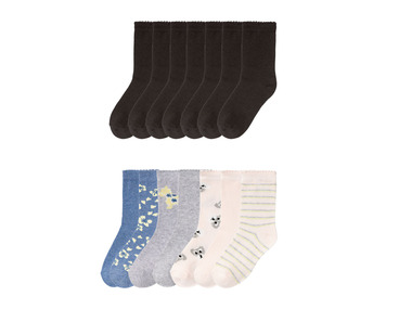 PEPPERTS® Set de 7 paires de chaussettes en un mélange de coton