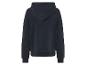 Sweat-shirt à capuche foncé.