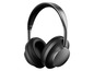 Casque audio sans fil noir à suppression de bruit.