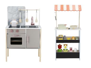LUPILU® Cuisine jouet / Épicerie en bois