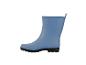 Botte en caoutchouc bleue avec semelle noire