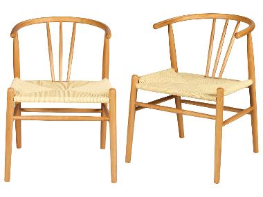 LIVARNO® Chaises de salle à manger, 2 pièces