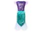 Déguisement de sirène avec haut violet et jupe turquoise à écailles