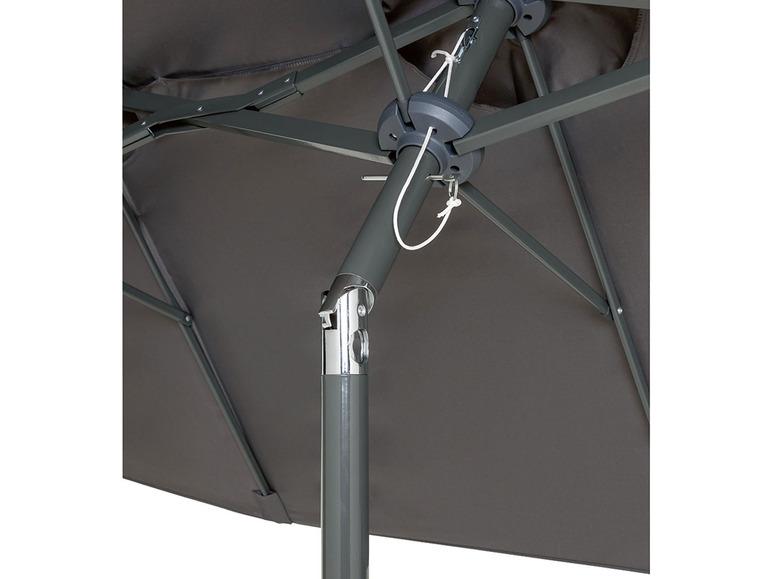 Ga naar volledige schermweergave: LIVARNO HOME Dubbele parasol met ventilatie, 300 x 150 cm - afbeelding 4
