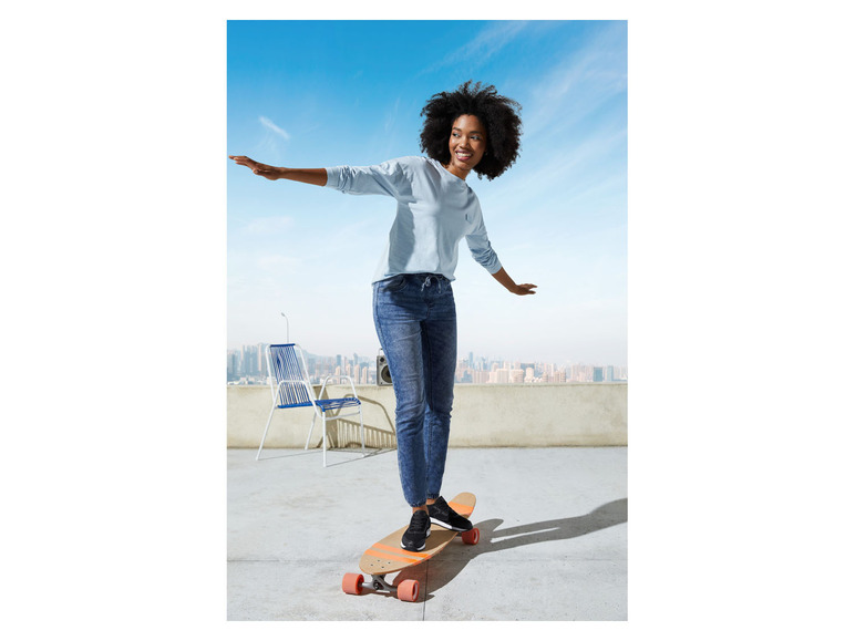 Aller en mode plein écran esmara® Pantalon molletonné au look denim - Photo 3