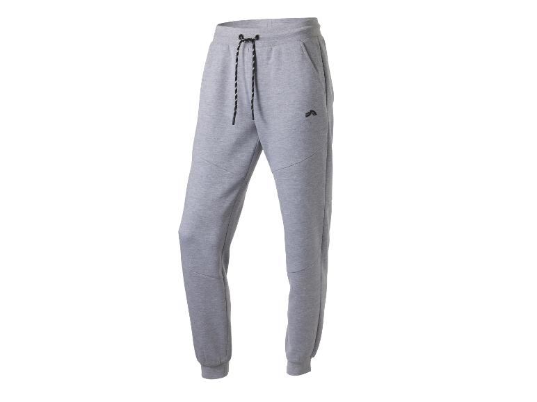 Grijze joggingbroek met trekkoord en logo