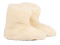 Twee paar zachte wollen pantoffels.
