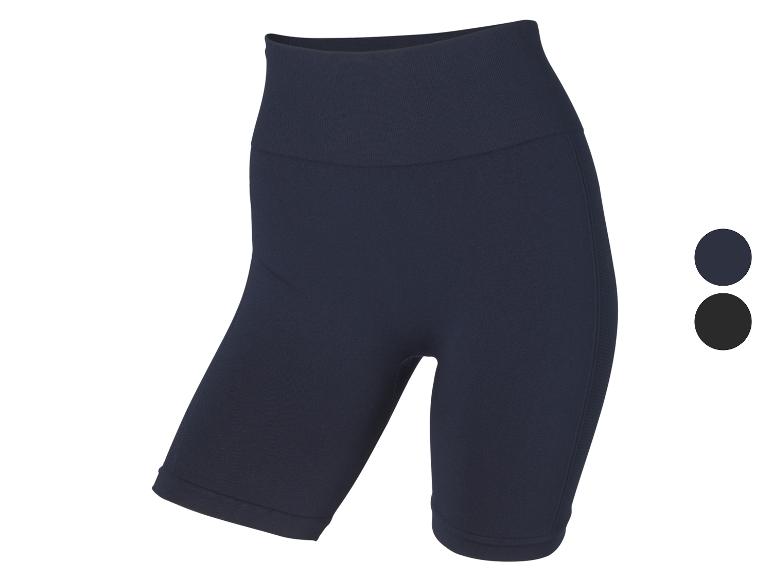 Donkerblauwe high-waist fietsbroek, met kleuropties