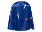 Cape de super-héros bleue pour enfants avec éclairs, étoiles et planètes
